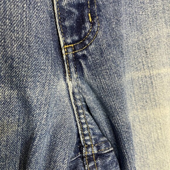 Carhartt Men High Rise Relaxed Loose Fit Destroyed Thrashed Denim Jean 42x32 - Picture 13 of 16